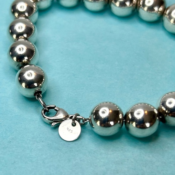 Tiffany & Co. 925 Sterling Silver Hardwear Ball Bracelet – 7" - Picture 4 of 6